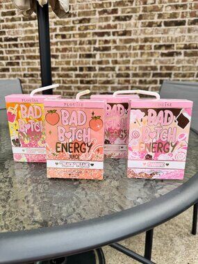 BRAND NEW! SEALED!  Set of 4  P. LOUISE Bad B*tch Energy Lip Duos